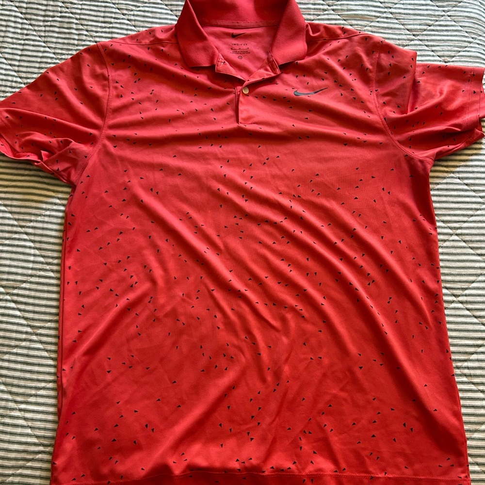 Nike Red Polo Shirt Classic Style